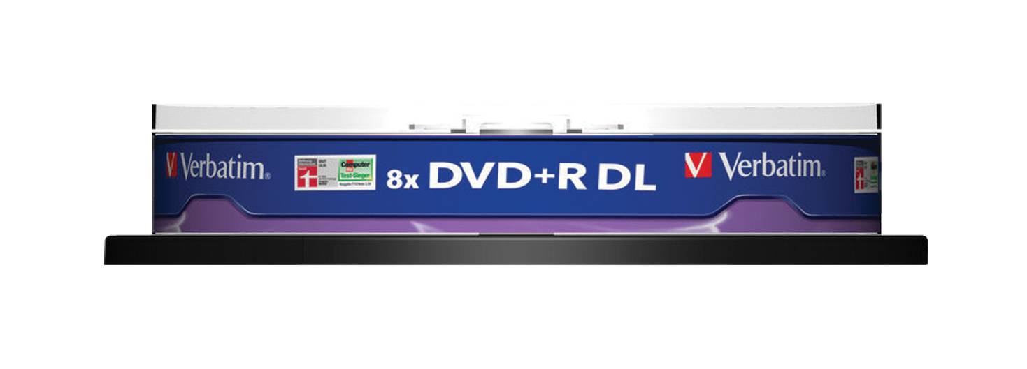 Verbatim - 10 x DVD+R DL - 8.5 GB 8x - mattsilber-3
