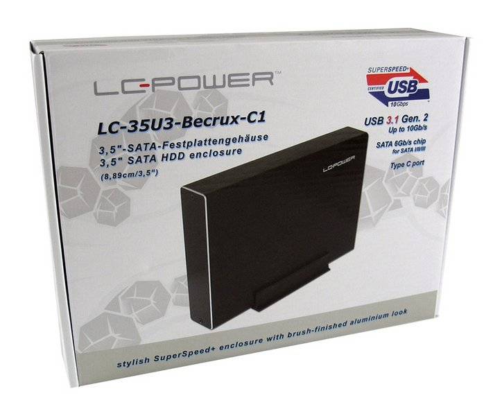 LC-POWER - LC Power LC-35U3-Becrux-C1 - Speichergehäuse - 3.5"" (8.9 cm)-1