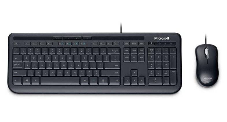 Microsoft Wired Desktop 600 - Tastatur-und-Maus-Set-2