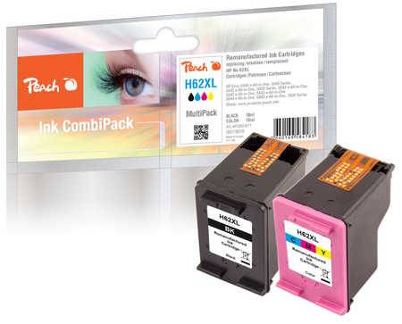 Peach - 2er-Pack - Schwarz, Farbe (Cyan, Magenta, Gelb) - kompatibel - wiederaufbereitet - Tintenpatrone (Alternative zu-1