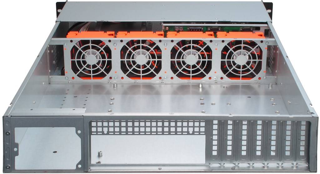 Inter-Tech IPC 2U-2406 - Rack-Montage - 2U - SSI EEB - SATA - Hot-Swap - ohne Ne-1