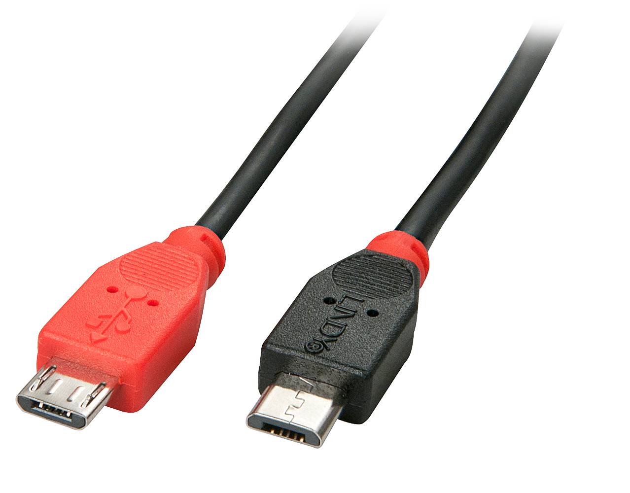 Lindy 31760 USB 2.0 Kabel Typ Micro-B / Micro-B OTG, 2m-1