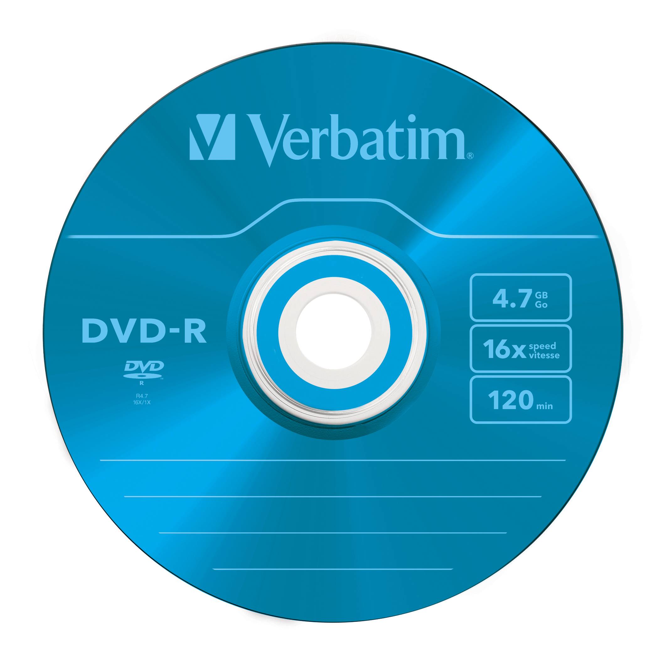 Verbatim Colours - 5 x DVD-R - 4.7 GB 16x - 16x - 5pcs-2