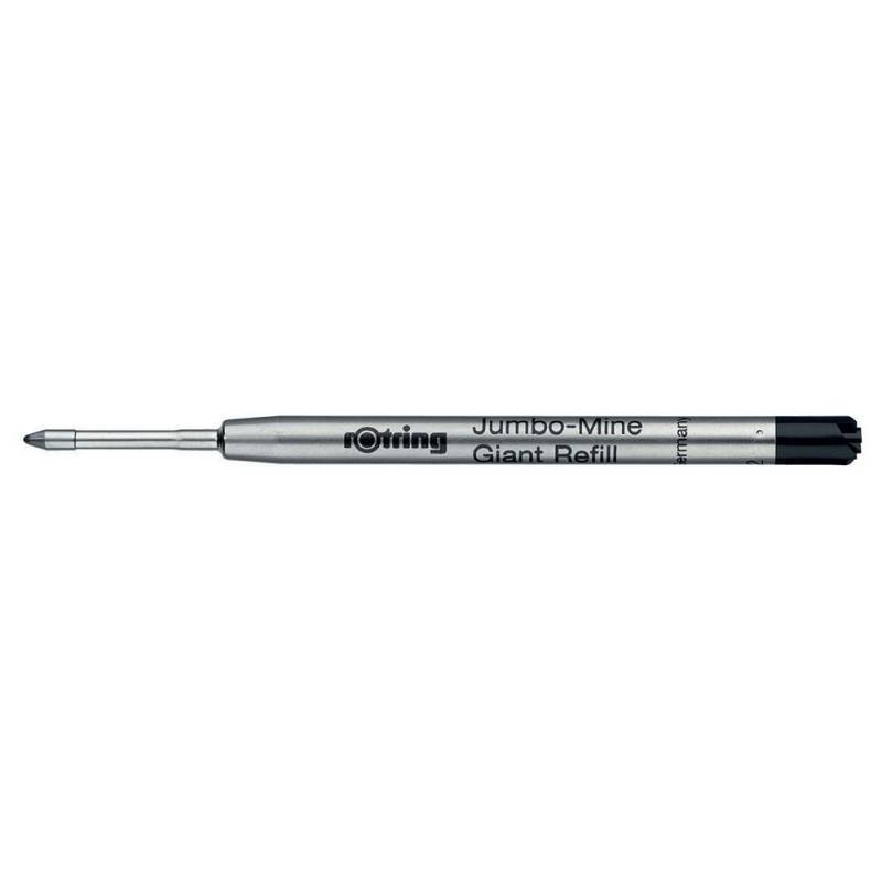 Rotring Jumbo Giant, Schwarz, Medium, Edelstahl, Kugelschreiber-1
