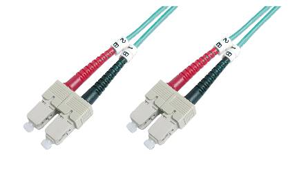 DIGITUS - LWL Multimode OM 3 Patchkabel, SC / SC-1