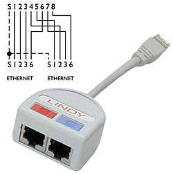 LINDY Telefon (analog) Adapter Grau-1