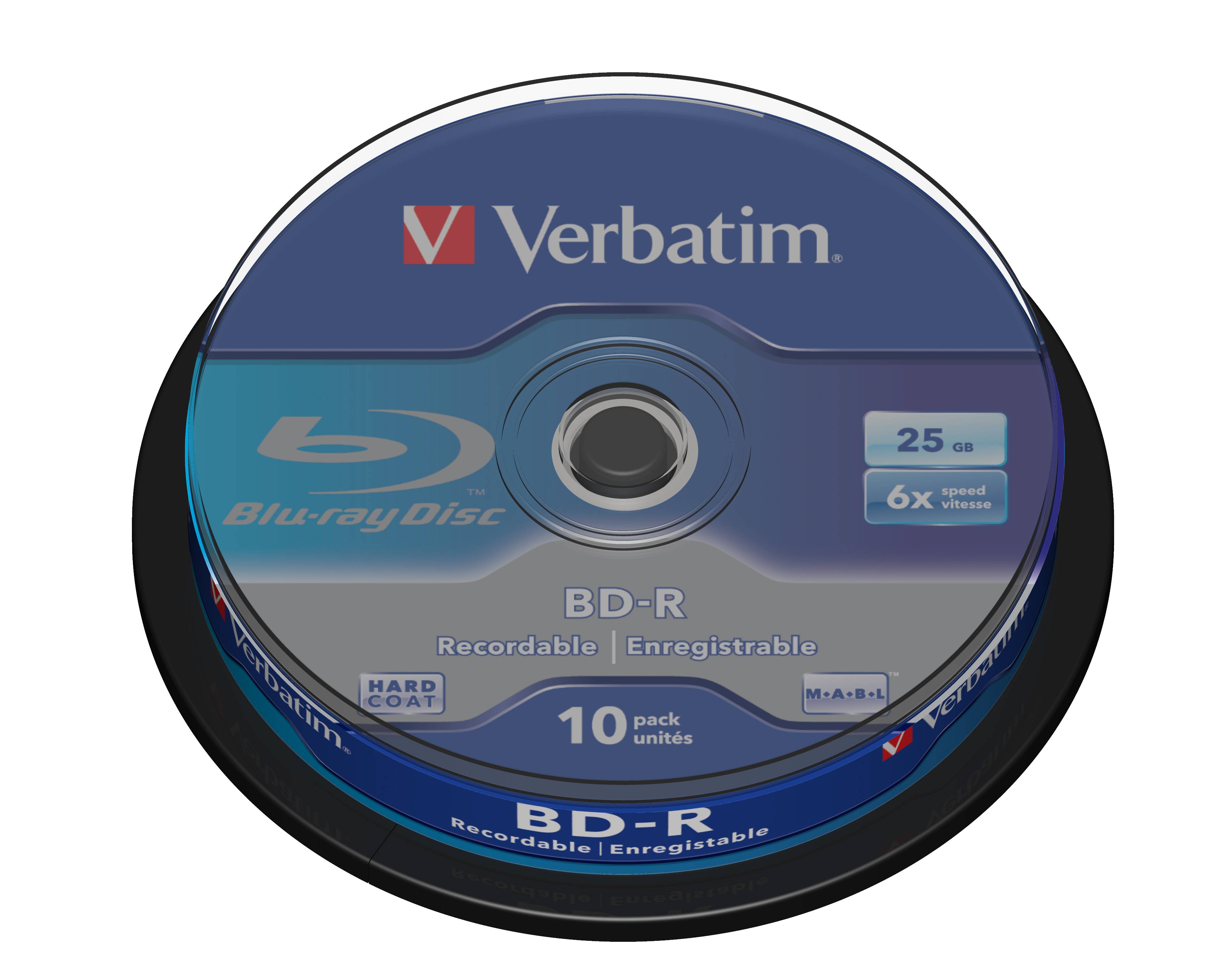 Verbatim - 10 x BD-R - 25 GB 6x - Spindel-1
