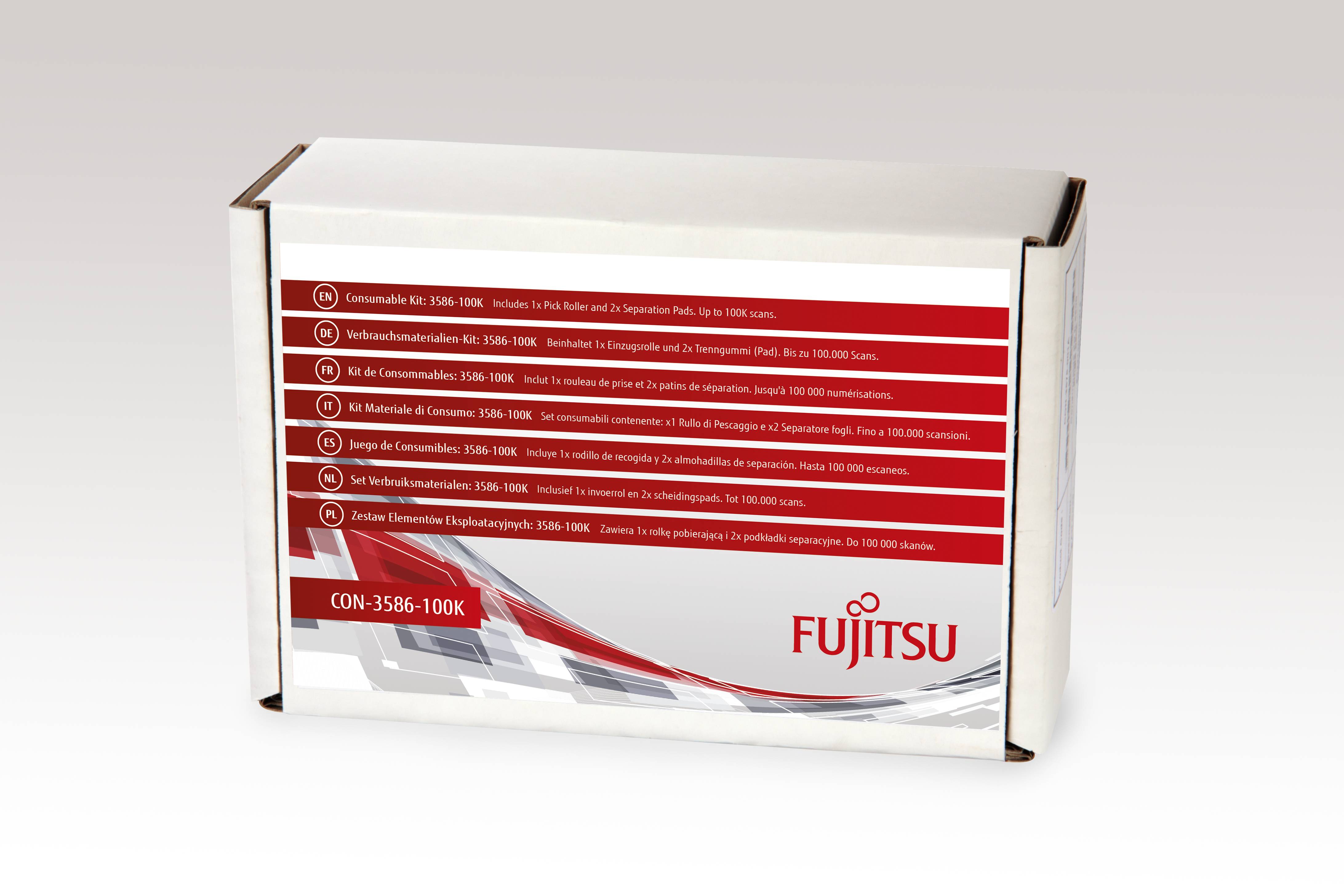 Fujitsu Consumable Kit: 3586-100K - Scanner - Verbrauchsmaterialienkit-1