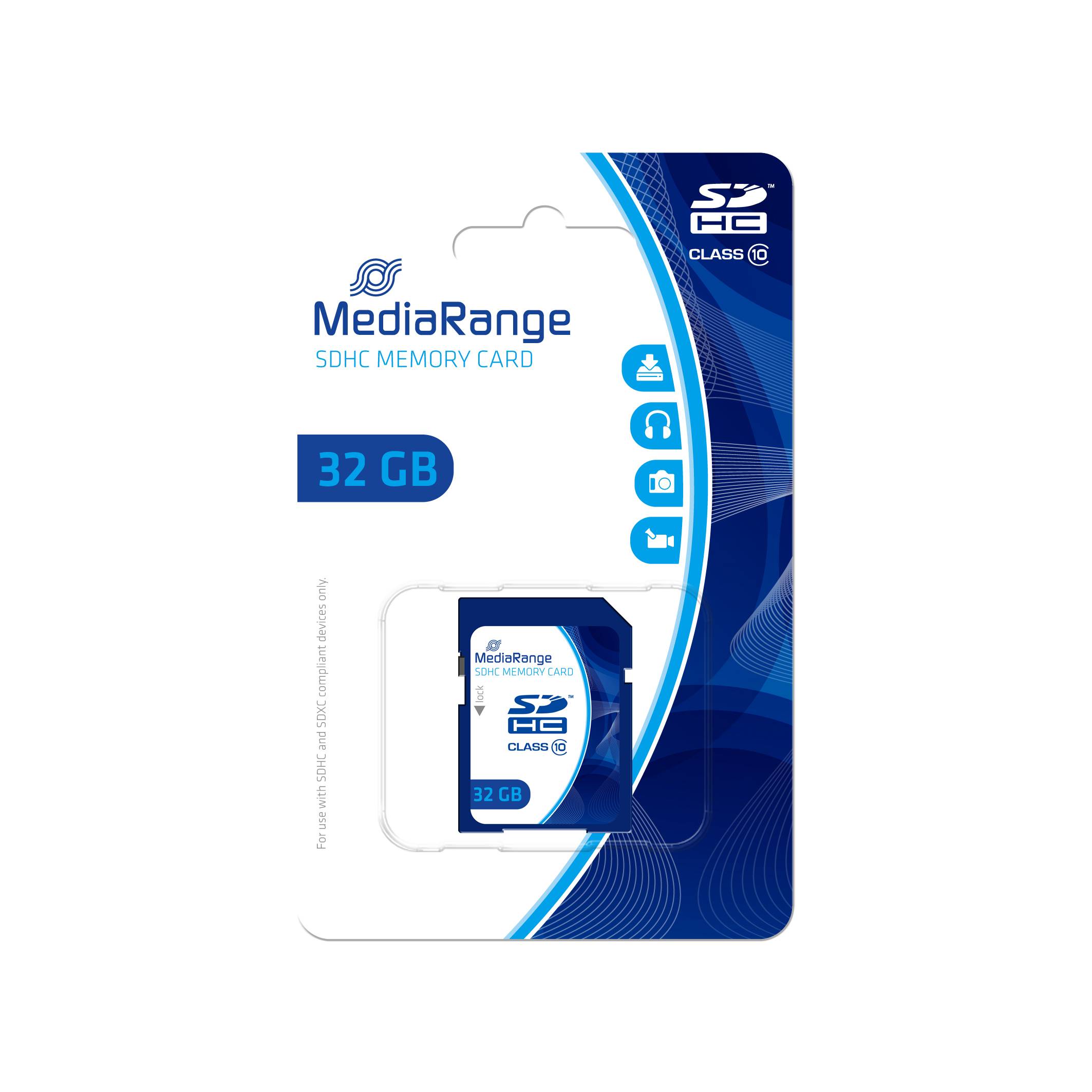 MediaRange - Flash-Speicherkarte - 32 GB - Class 10-1