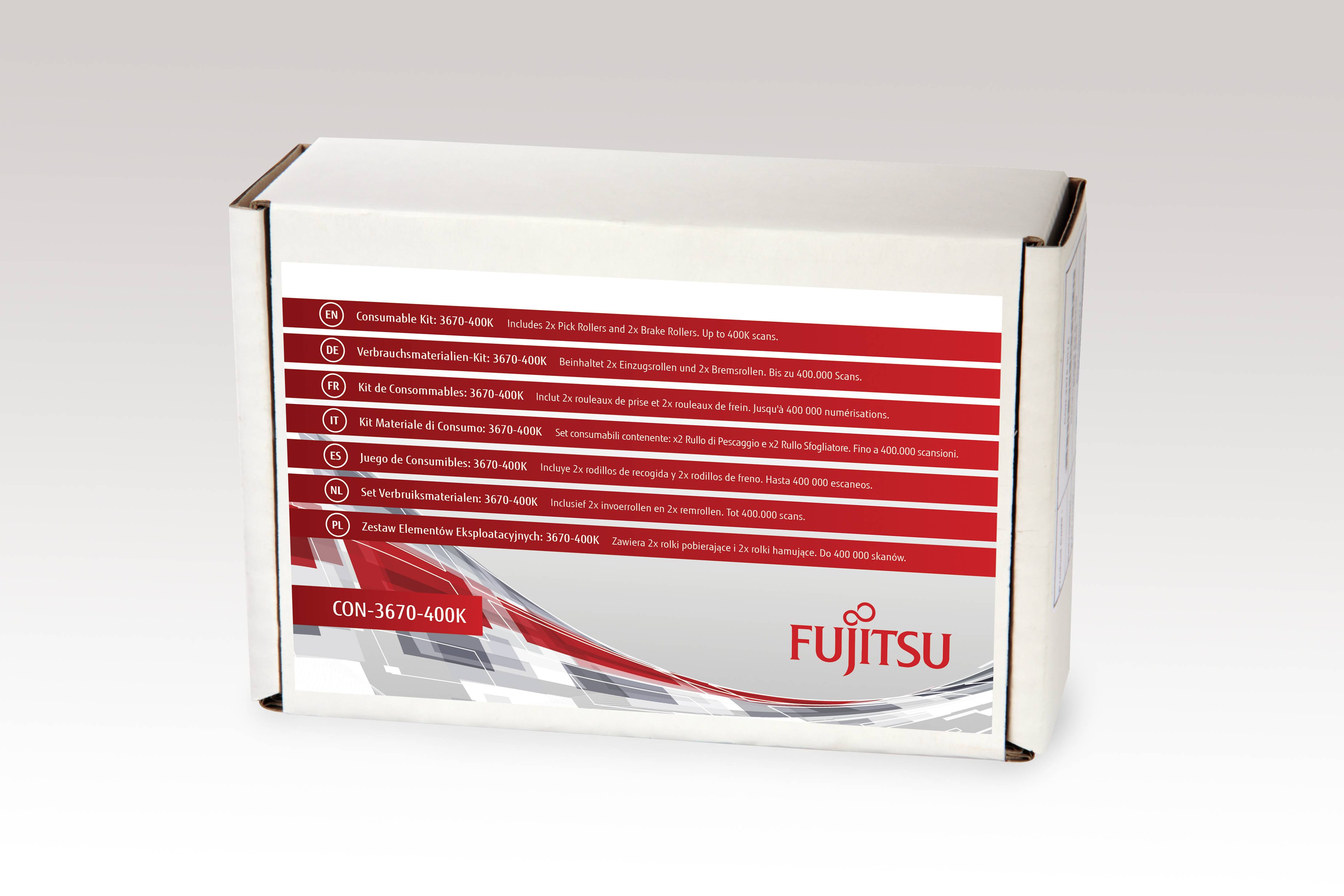 Fujitsu Consumable Kit: 3670-400K - Scanner - Verbrauchsmaterialienkit-1