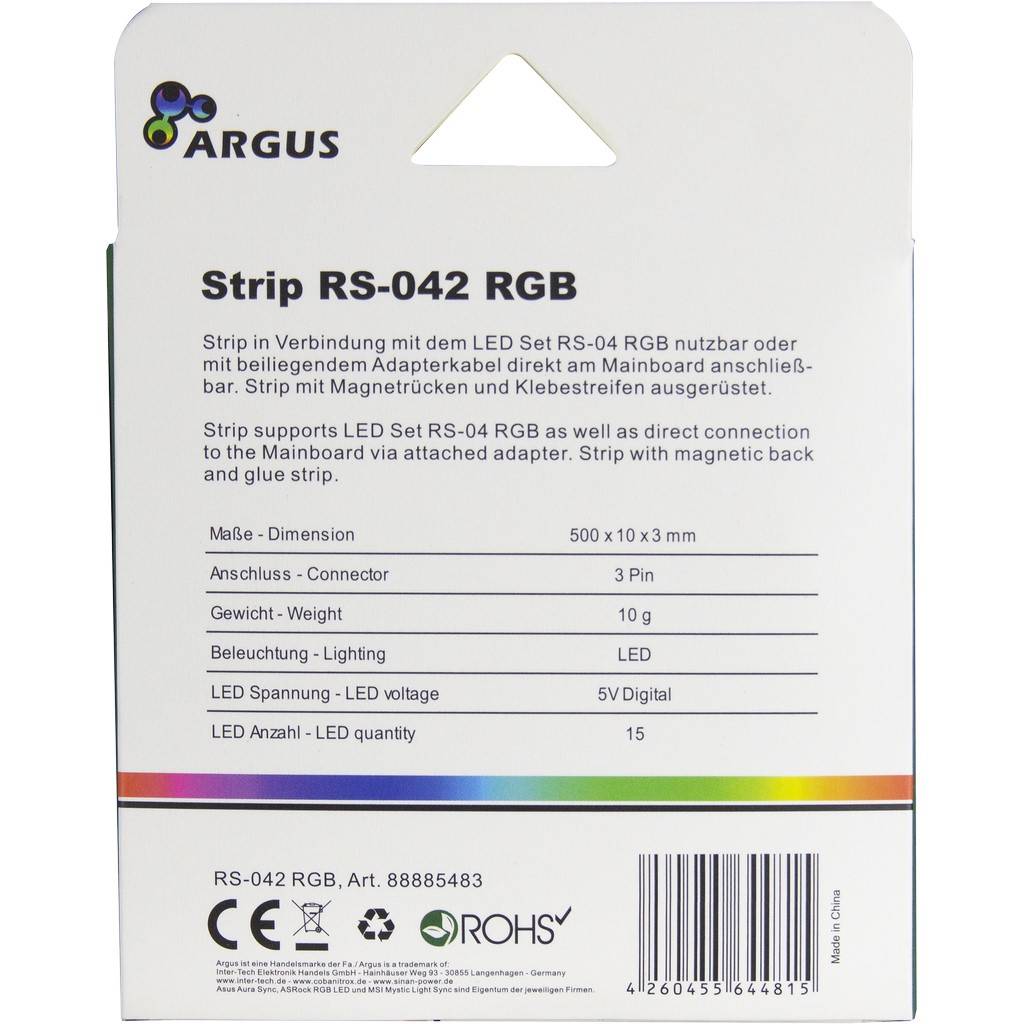 INTER-TECH - Argus RS-042 RGB - Systemgehäusebeleuchtung (LED)-2