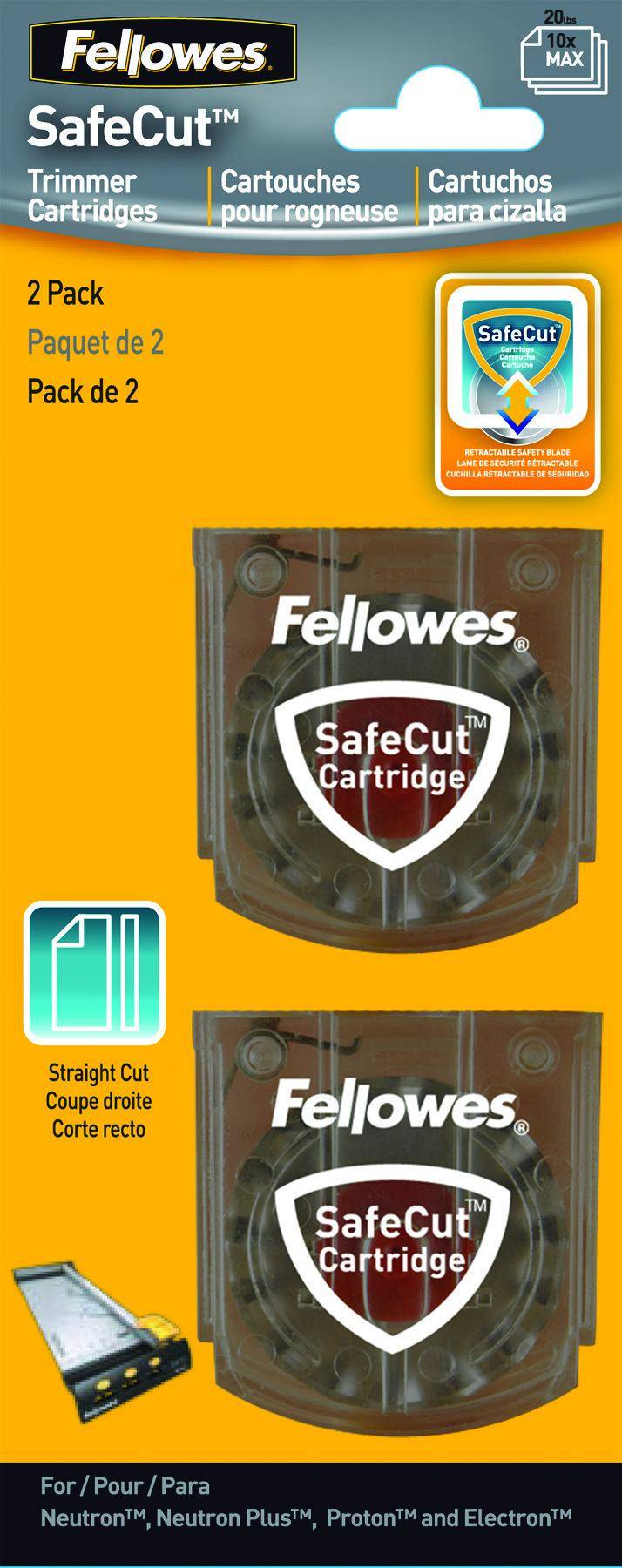 Fellowes SafeCut - Austausch-Klingenpatrone (Packung mit 2)-1
