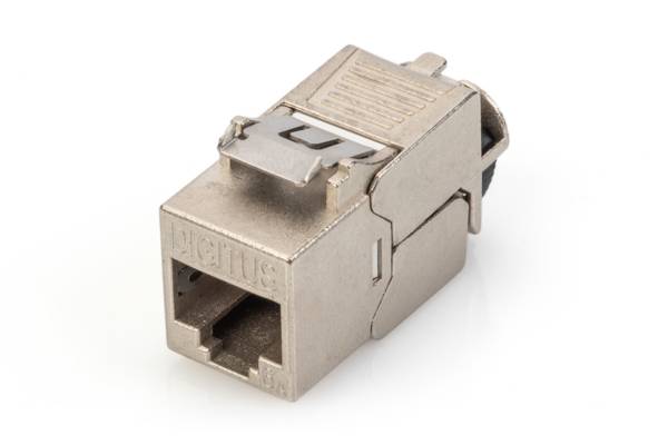 DIGITUS - CAT 6A Keystone Modul, geschirmt mit intelligentem Kabelmanager, Set (24 Stück)