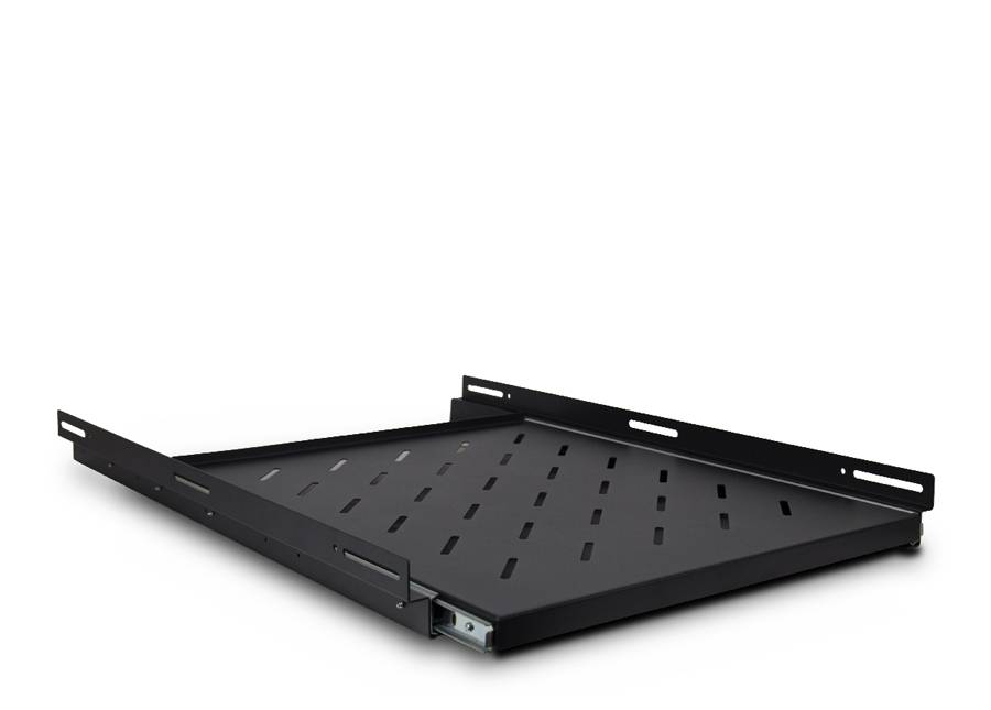 Inter-Tech SWS-650/1000 - Rack-Bodenpaneel - Schwarz, RAL 9005 - 1U - 48.3 cm (19")-2