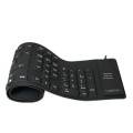LogiLink Flexible Waterproof - Tastatur - PS/2, USB-2
