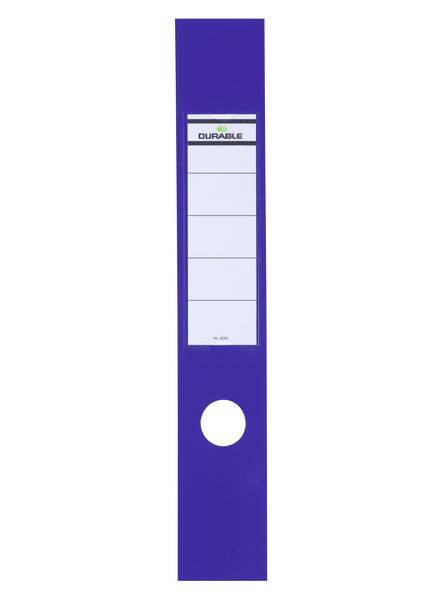 DURABLE ORDOFIX - Selbstklebende Etikettentasche - Blau (Packung mit 10)-1
