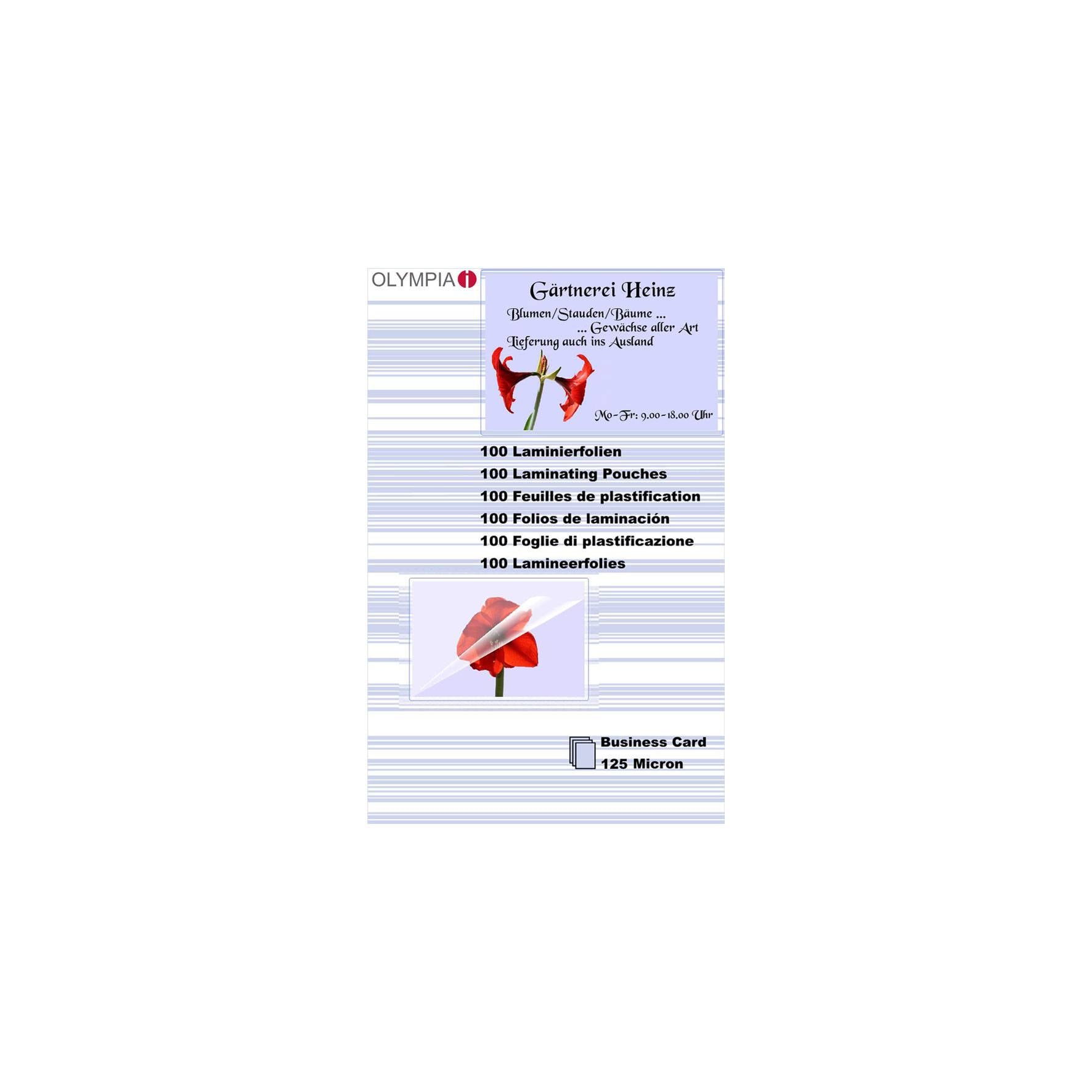 OLYMPIA - Durchsichtig - Laminierfolie-1