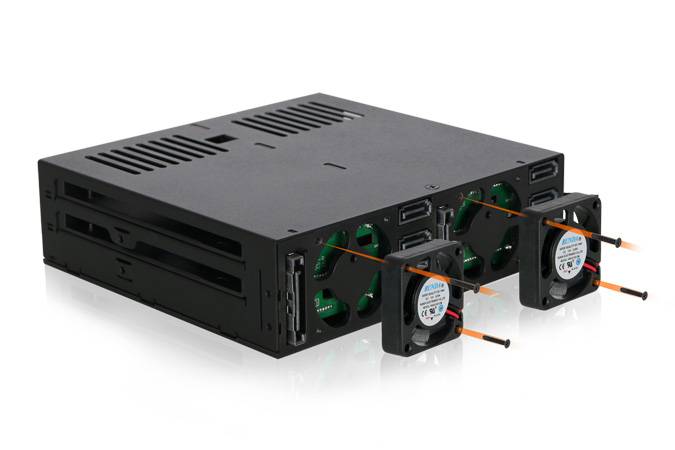 ICY Dock ExpressCage MB326SP-B - Gehäuse für Speicherlaufwerke mit Lüfter - 2.5"" (6.4 cm)-1