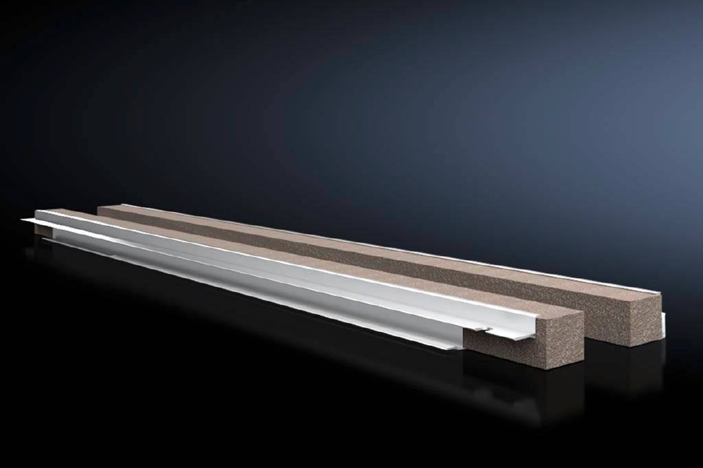 Rittal VX - Kabeleingang - hinten (Packung mit-2