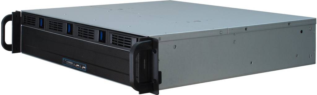 Inter-Tech 48.3cm IPC 2U-2404S 2HE STORAGE Multimedia-Technik 19 Gehäuse-3