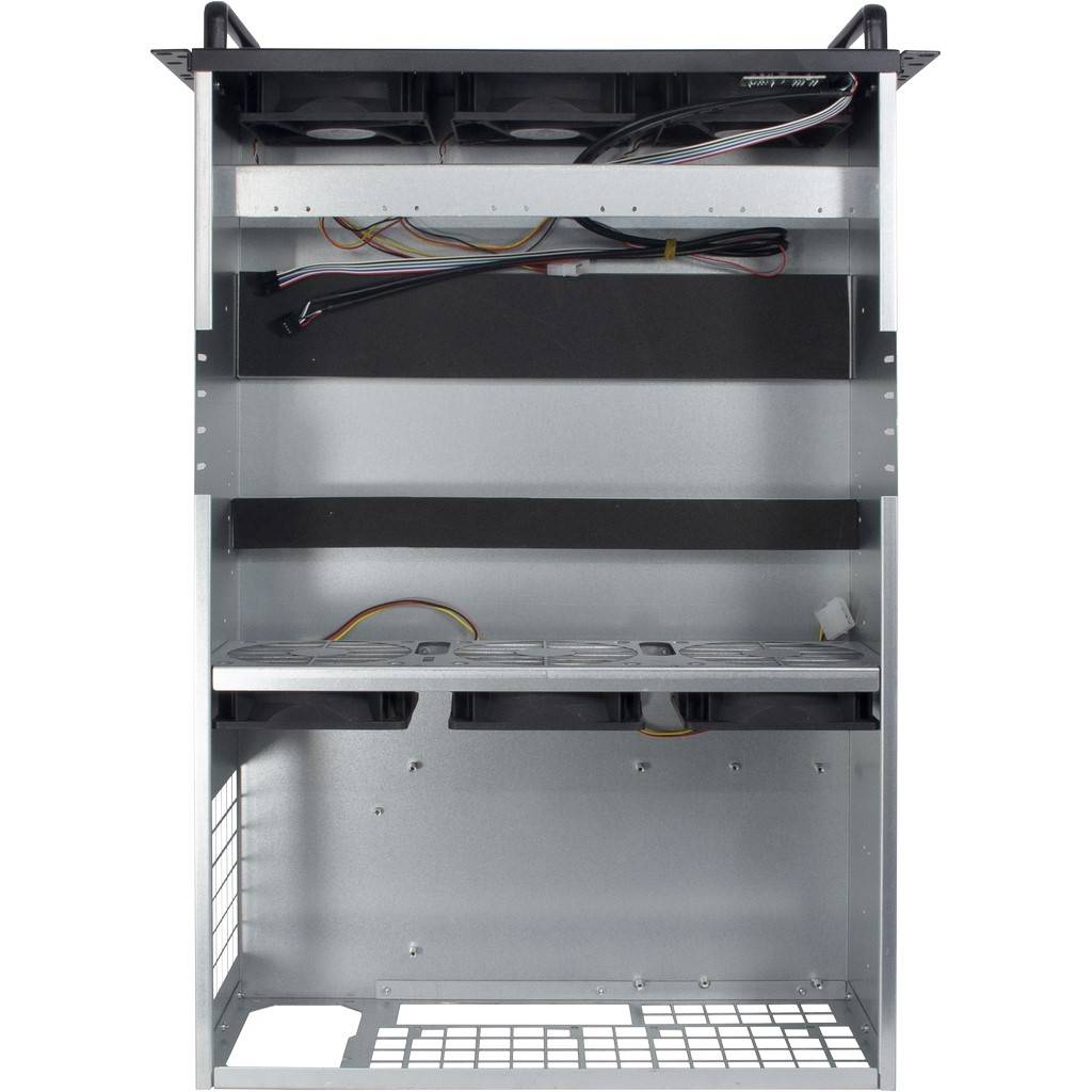 Inter-Tech 4W2 Mining Rack - Rack-Montage - 4U - ATX - keine Spannungsversorgung-2