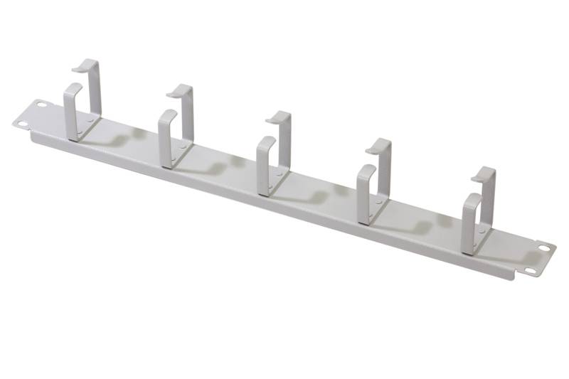 DIGITUS - Kabelrangierpanel mit Kabelführungsbügeln für 483 mm (19"")-Schränke, 1HE-1