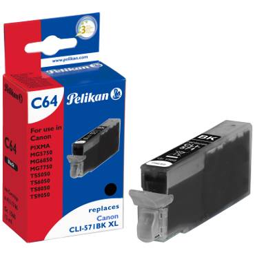 Pelikan Tinte 4111746 ersetzt Canon CLI-571BK XL, schwarz-1