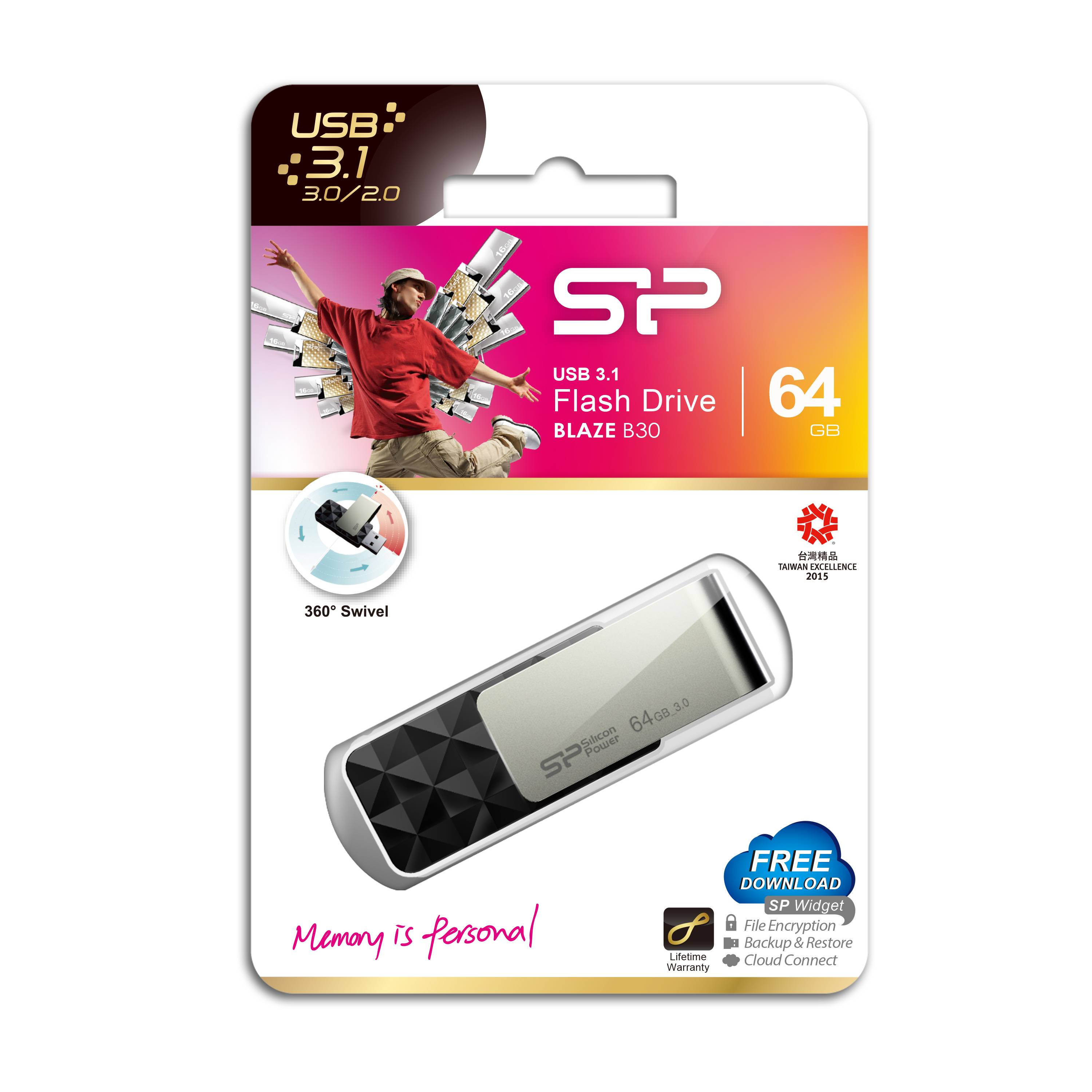 SILICON POWER Blaze B30 - USB-Flash-Laufwerk-1