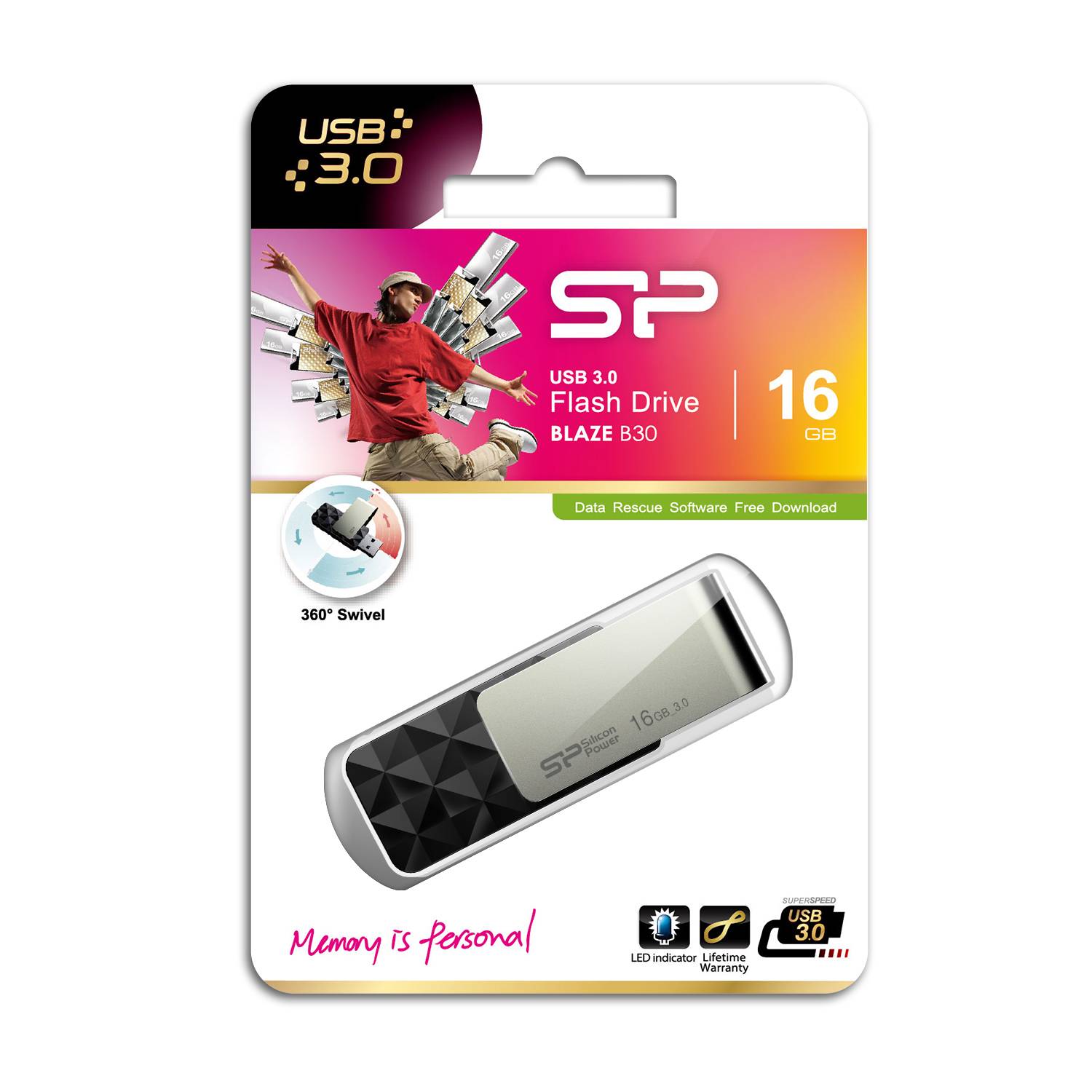 SILICON POWER Blaze B30 - USB-Flash-Laufwerk-2