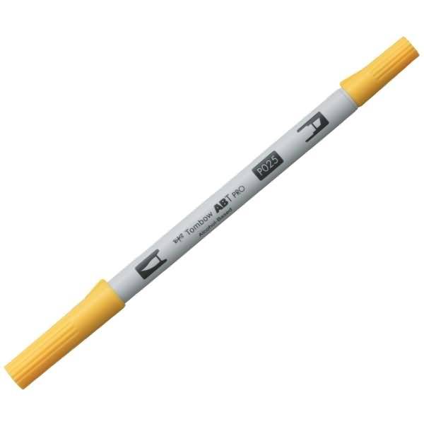 Dual-Fasermaler ABT Pro Keilspitze/Pinselspitze Alkoholbasis light orange-0