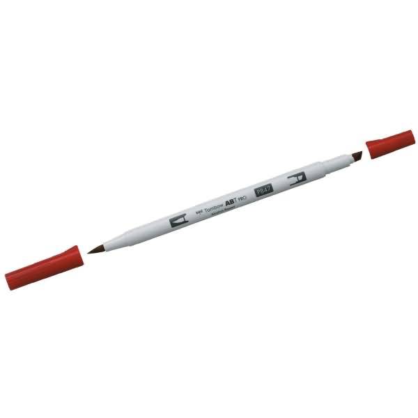 Dual-Fasermaler ABT Pro Keilspitze/Pinselspitze Alkoholbasis crimson-1