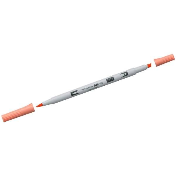 Dual-Fasermaler ABT Pro Keilspitze/Pinselspitze Alkoholbasis coral-1