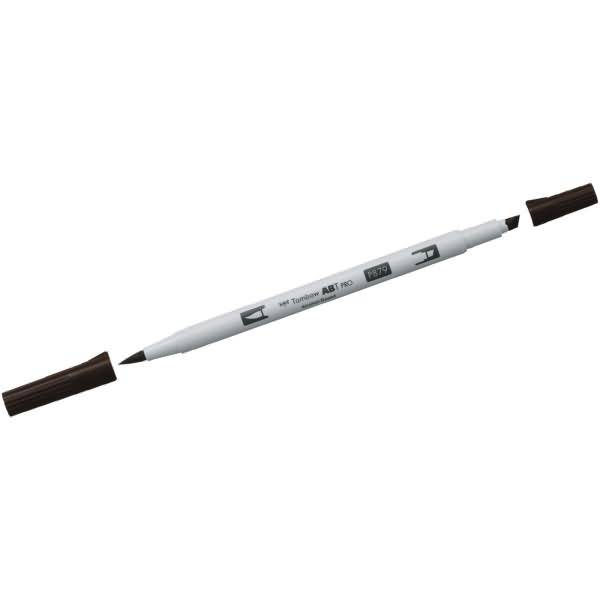 Dual-Fasermaler ABT Pro Keilspitze/Pinselspitze Alkoholbasis brown-1