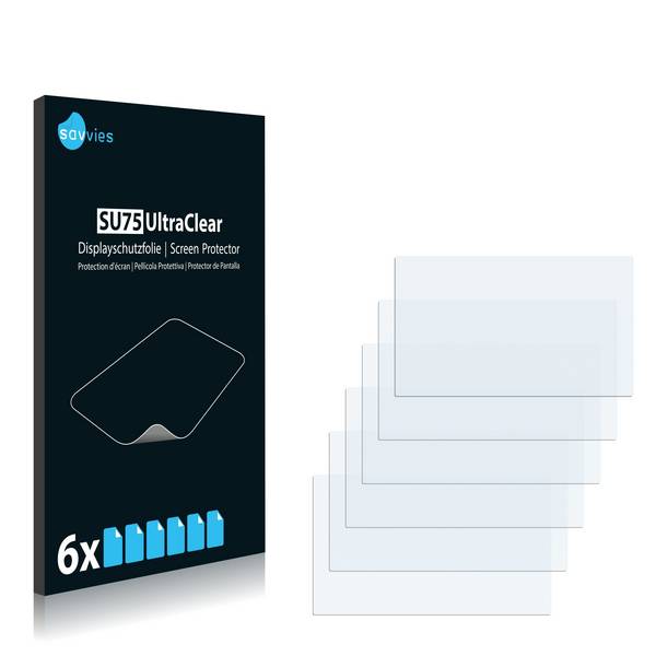 6x Savvies SU75 Displayschutzfolie für memup Pocket Pad