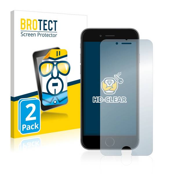 2x BROTECT HD-Clear Displayschutzfolie für Apple iPhone
