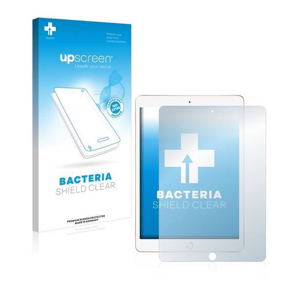 upscreen Bacteria Shield Clear Premium Antibakterielle Displayschutzfolie für Apple iPad