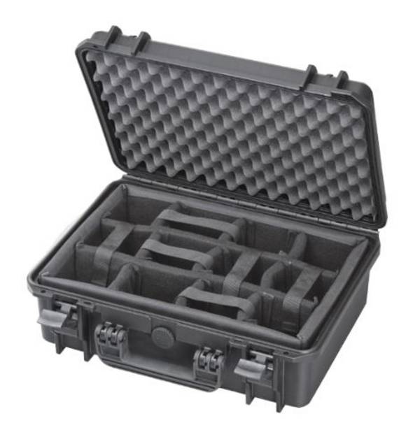 TOMcase Profi Fotokoffer Kamerakoffer mit gepolsterter Inneneinteilung aus Nylon - flexibel anpassbar