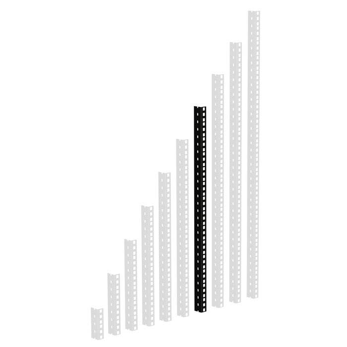 HD Rackschiene schwarz 14 HE-0