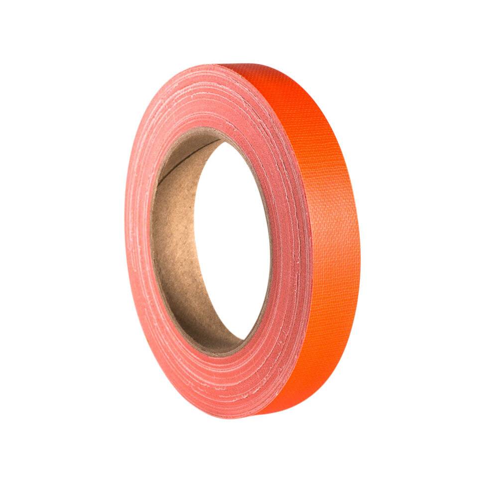 ADAM HALL 58064NOR - Gaffer Klebeband (hohe Klebekraft | Breite: 19,0mm | Länge: 25,0m) - neonorange-1