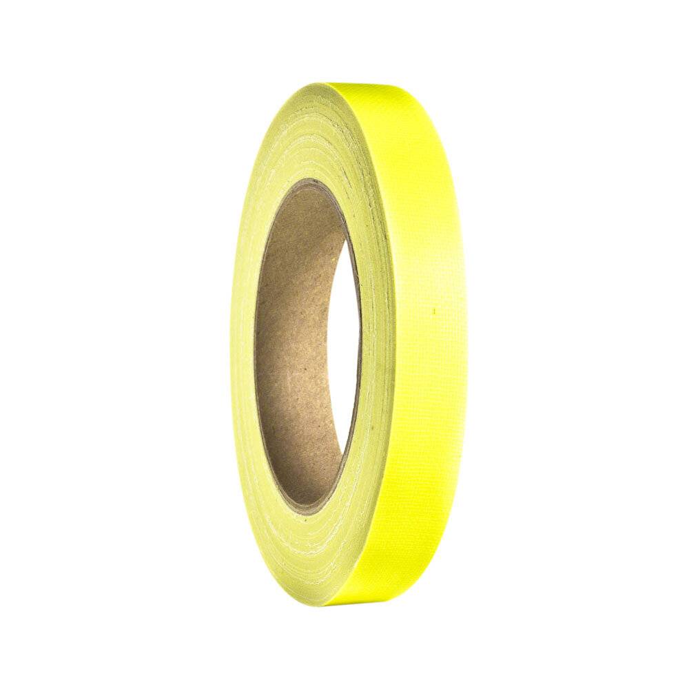 ADAM HALL 58064NYEL - Gaffer Klebeband (hohe Klebekraft | Breite: 19,0mm | Länge: 25,0m) - neongelb-0