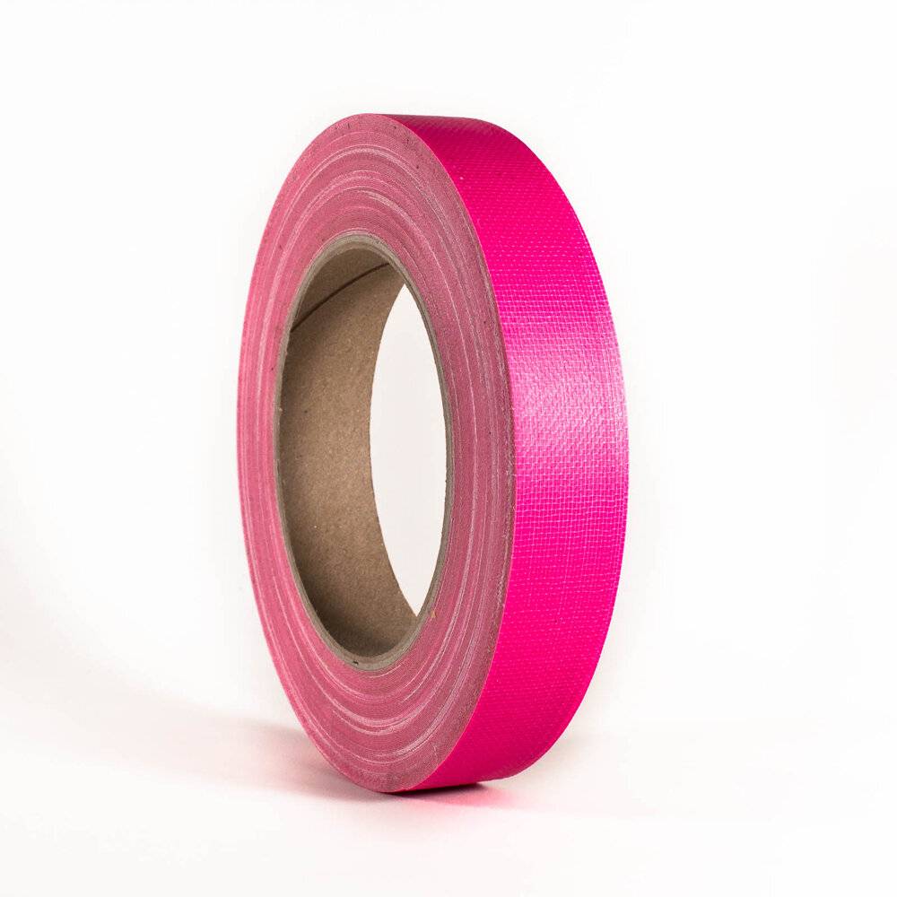 ADAM HALL 58064NPIN - Gaffer Klebeband (hohe Klebekraft | Breite: 19,0mm | Länge: 25,0m ) - neonpink-0