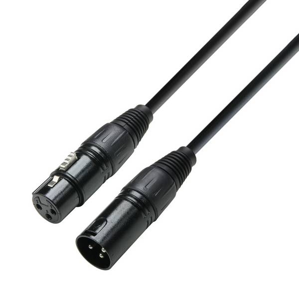 DMX Kabel XLR male auf XLR female 3 m