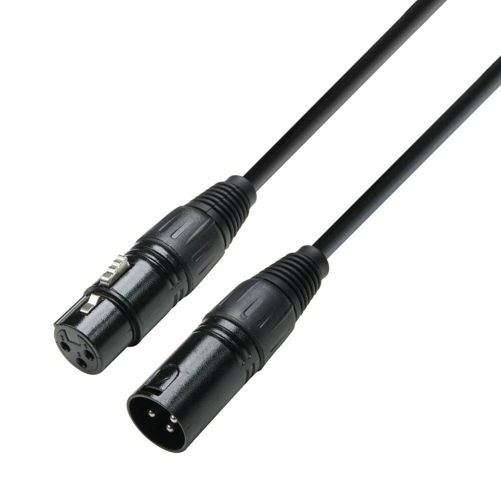 DMX Kabel XLR male auf XLR female 3 m-0