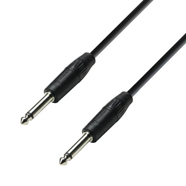 Lautsprecherkabel 2 x 1,5 mm² 6,3 mm Klinke mono auf 6,3 mm Klinke mono 1,5 m