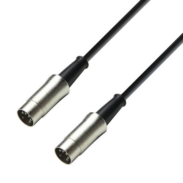 MIDI Kabel 3 m schwarz 5-pole