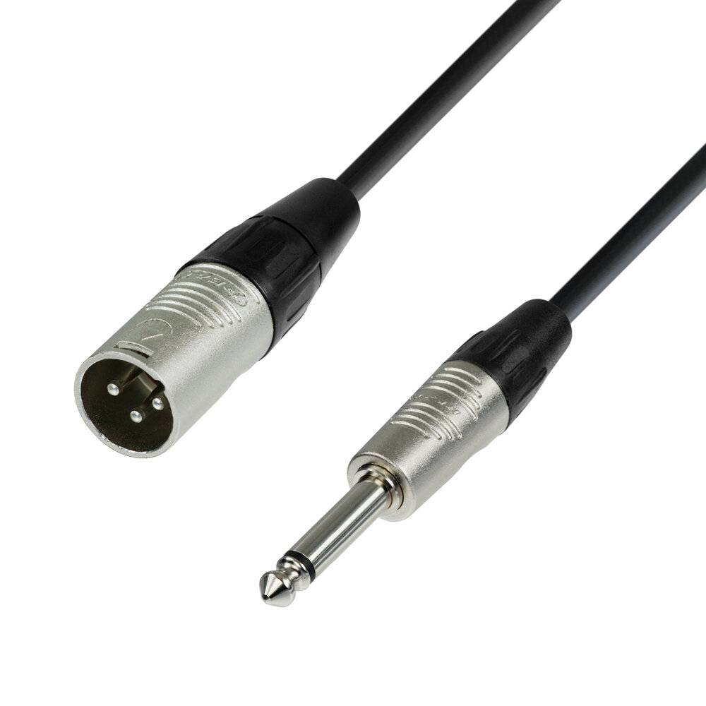 Mikrofonkabel REAN XLR male auf 6,3 mm Klinke mono 5 m-0