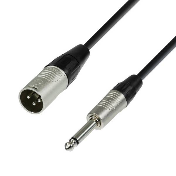 Mikrofonkabel REAN XLR male auf 6,3 mm Klinke mono 5 m