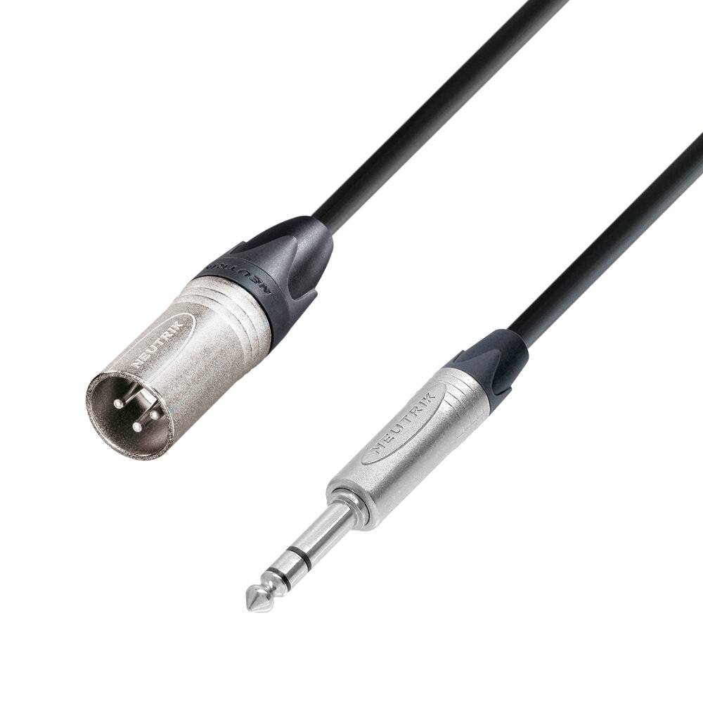 Mikrofonkabel Neutrik XLR male auf 6,3 mm Klinke stereo 10 m-0