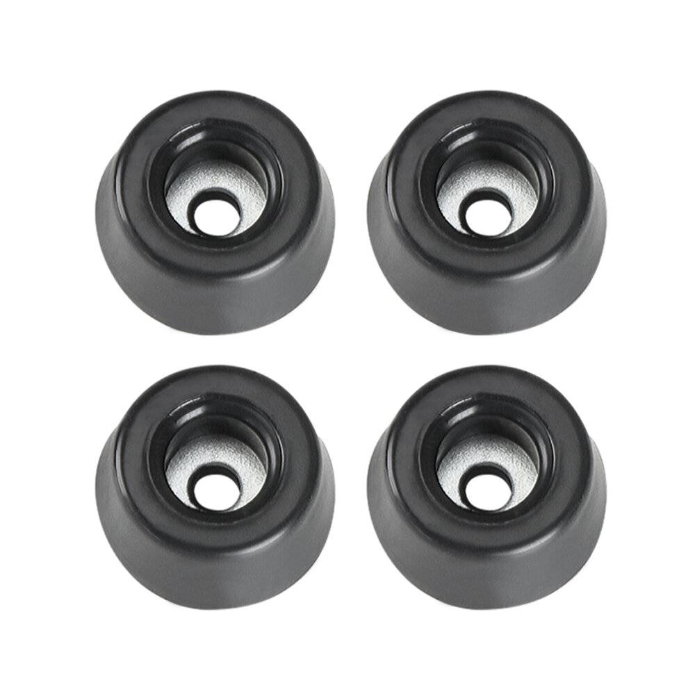 4er Set Gummifuß 20 x 9 mm schwarz im Beutel-0