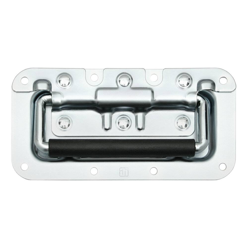 Klappgriff klein gefedert in Einbauschale 8 mm tief-0